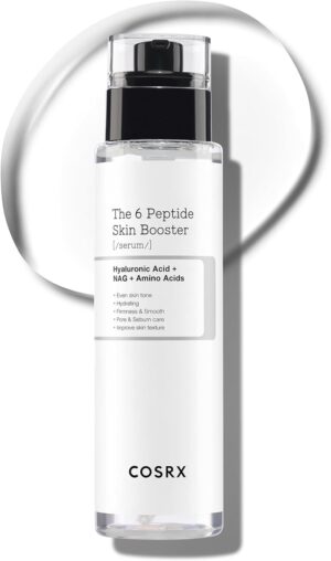 COSRX 6 Peptide Collagen Serum Face Toner with Niacinamide & Hyaluronic Acid, Hydrating & Firming Korean Essence, Anti-Wrinkle & Pore-Tightening Serum For Plump & Even Skin Tone, Korean Skincare 150ml