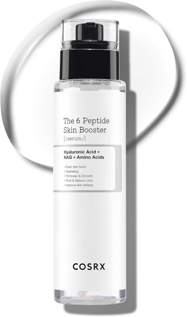 COSRX 6 Peptide Collagen Serum Face Toner with Niacinamide & Hyaluronic Acid, Hydrating & Firming Korean Essence, Anti-Wrinkle & Pore-Tightening Serum For Plump & Even Skin Tone, Korean Skincare 150ml