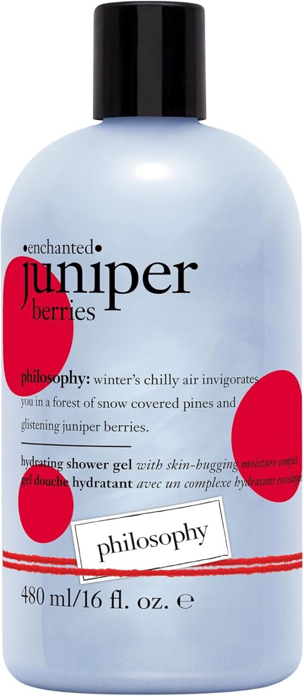 philosophy Enchanted Juniper Berries Hydrating Shower Gel | 480ml | Bubble Bath | Body wash