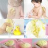 Body Bath Sponge,3 Pack Natural Fiber Soft Body Bath Sponge Honeycomb Texture Gentle Soothing Exfoliating Cleansing Body Shower Loofahs for Adults Kids Daily Care Bathroom Supplies