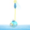 Kalastussaari Baby Bath Toy with Electric Submarine Bathtub Toy Sprinkler Shower Head Pool Spray Water Toy No Battery Blue