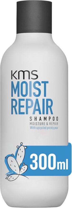 KMS MoistRepair Shampoo for Dry, Damaged Hair, 300ml, Repair, Moisturize, Protect, with Upcycled Prickly Pear, Vegan Formula