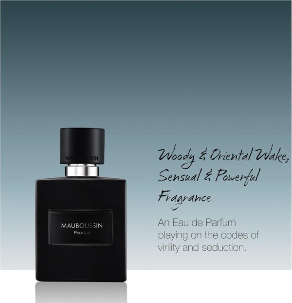 Mauboussin - Pour Lui In Black 100ml (3.3 Fl Oz) - Eau de Parfum for Men - Woody & Oriental Scents