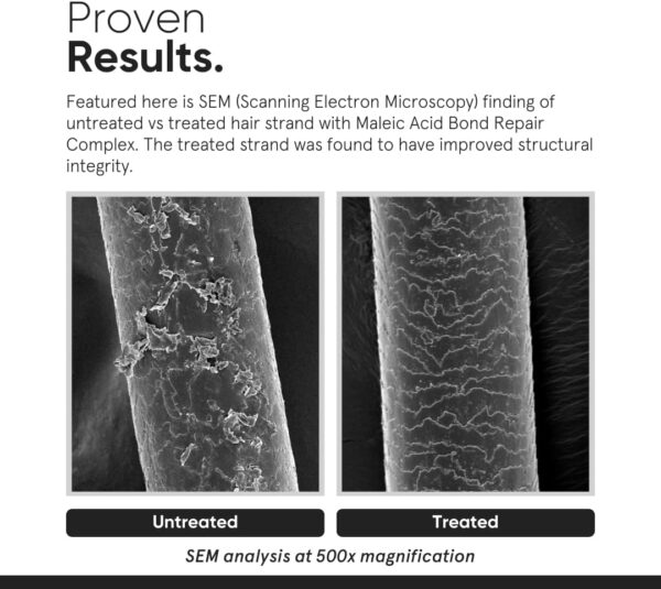 Minimalist Serum for Repairing Damaged Hair | Maleic Bond Repair Complex 05% Hair Serum with Amino Acids, Argan Oil & Squalane | For Women & Men | For All Hair Types | 50 ml