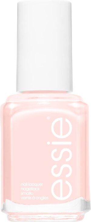 Essie Nail Polish 9 Vanity Fairest Sheer Pastel Pink Shimmer Colour, Original High Shine and High Coverage Nail Polish 13.5 ml