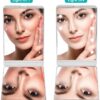 Rantizon Portable Makeup Mirror Dimmable 8 LEDs Lighted Mirror 1X & 2X Magnification Cosmetic Illuminated Handbag Mirror Foldable Double Facettes Pocket Mirror Compact Mirror