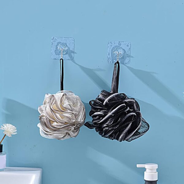 61c0Eqg7obL._AC_SL1500_.jpg tinysiry Bath Sponge Shower Loofahs, Super Soft Nylon Bath Scrunchies Body Wash Puff Pack, Shower Exfoliating Scrubber Bathroom Supplies (Grey)