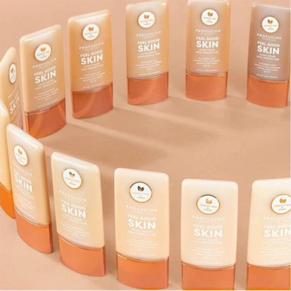 Profusion Cosmetics Lightweight Liquid Foundation for a Flawless and Elegant Radiance, Breathable Makeup for Improves Uneven Skin Tone, Cruelty-Free - Light 210