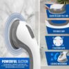 2 X Support Grab Handle - Suitable for Bath & Shower | Use As A Disability Aid, Safety Grip Rail with Suction Cup Fitting | Mobile Bathroom Support for Elderly, Children, No Fixings Needed, Anti Slip