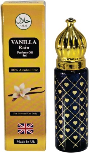 Sapphire’s Choice – Vanilla Perfume oil for Men and Women 8ml| Vanilla, Sandalwood and Tonka bean Fragrance Perfume oil, Vanilla Rain Women Perfume oil and Men Perfume oil Made in UK