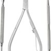 ASM® Toenail Cuticle Nippers + 2 Pusher cuticle set - Professional Heavy Duty Cuticle Clippers Manicure & Pedicure Sets For Fingernail Cuticle Kit, Nail Cuticle Remover For Mens & Womens Nail care