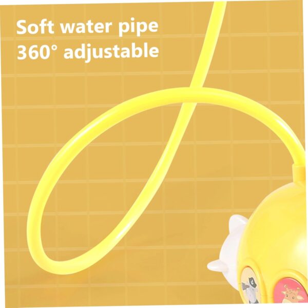 Baby Bath Toy with Shower Head Electric Submarine Bathtub Toy Sprinkler Shower Head Pool Spray Water No Battery Yellow