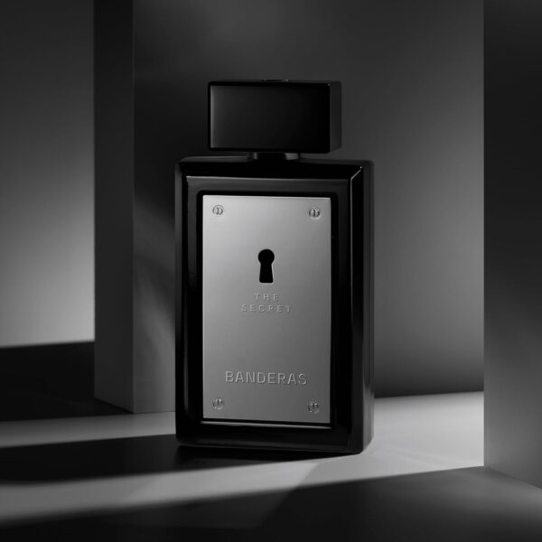 Banderas Perfumes - The Secret - Eau de Toilette for Men - Long Lasting - Elegant, Sexy and Masculine Fragance - Fruity and Leather Notes - Ideal for Day Wear - 100 ml