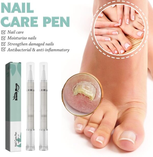 KARLOR Nail Care Pencil Set - 2 Piece Nail Fungus Pen Set for Toenails and Fingernails