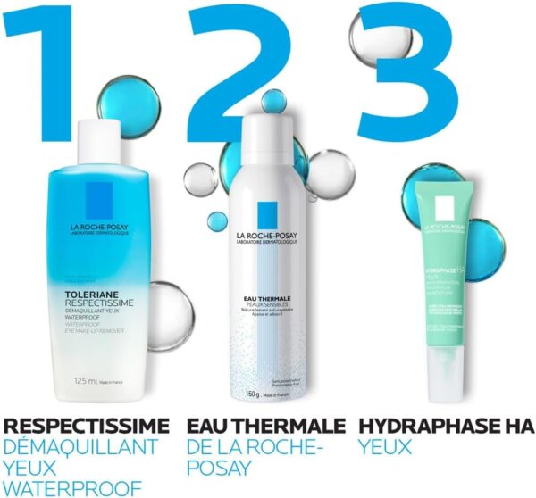 La Roche-Posay Respectissime Waterproof Gentle Eye Makeup Remover For Sensitive Skin 125ml