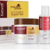 Karseell Collagen Hair Treatment Deep Repair Hair Care Set, Maca Essence Collagen Hair Mask Shampoo Conditioner Travel Set for Dry Damaged Hair All Hair Types 100ml/70ml/70ml