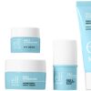 e.l.f. SKIN Jet Set Hydration Kit, Travel Friendly Hydrating Skincare Set, Face Cleanser, Balm, Moisturiser, Eye Cream and Night Cream, Vegan and Cruelty-Free