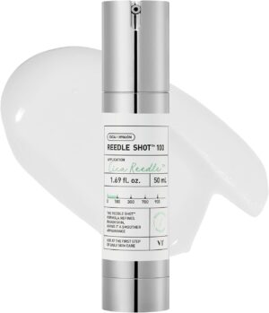 VT CICA Reedle Shot 100 300 700 Essence (50ml) Anti-Aging Face Serum Seed Oil All Skin Type | Intensive, Centella Complex, Hyaluronic Acid Green Propolis Extract Skincare Cosmetics