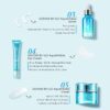 Quiyum Skincare Gift Set, 8X H2O AquaVitalize Skin Care Sets & Kits, Cleanser,Toner,Serum,Eye Cream,Face Cream, Pamper Gift Set for Women Mom Birthday, Luxury Glass Face Care Kit for All Skin Types