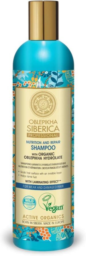 Natura Siberica Professional Oblepikha Nutrition and Repair Shampoo for Weak and Damaged Hair