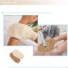 CHAOYUELYF 2 Pack Exfoliating Glove Bath Shower Glove Dead Skin Bath Scrub Mitten for Body Spa Massage Deep Exfoliating Mitt Bath Glove