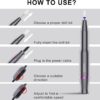Xoali Electric Nail Files 25000RPM, Professional Nail Drill 12 in 1, Speed-Adjustable Efile Kit with Ceramic Bit for Nail Drill, Manicure and Pedicure Tools for Nail Art DIY, Home or Salon Use