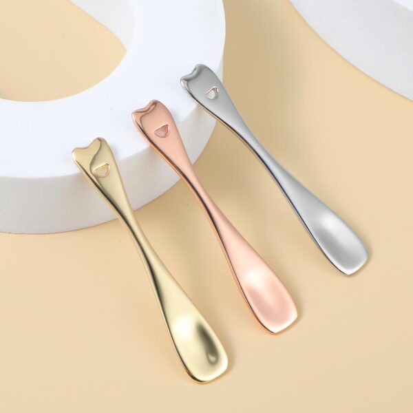 61ecltSQbDL._AC_SL1500_.jpg Sibba Face Spatula Lip Mask Applicator 3 PCS Skincare Makeup Spoons Small Facial Make Up Scoop Tool Mini Spoon Multi Skin Care Lotion Cream Stick Tiny Scoop Cosmetic Foundation Cosmetics Beauty