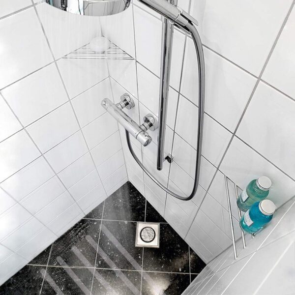 ecooe 16 Pieces Non Slip Stickers Shower Stickers Bath Safety Strips Transparent Self-Adhesive Non Slip Strips Stickers for Bathtubs Showers with Acrylic Board for Positioning