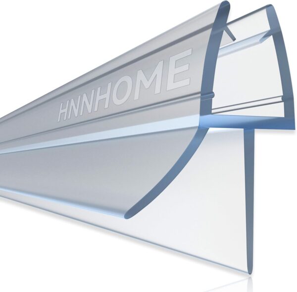 HNNHOME® Rubber Plastic Bath Shower Screen Seal Strip For 8-10mm Glass Door Straight up to 20mm Gap