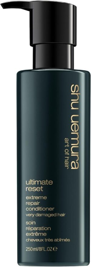 Shu Uemura, Extreme Repair Conditioner Ultimate Reset, Very Damaged Hair, Enriched with Rice Extract, Repairs & Strengthens, 250 ml