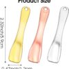 Mabor 3 PCS Skincare Spatula Metal Cosmetic Spoon Applicator Beauty Spa Mini Spoon Skin Care Cream Mask Makeup Tools for DIY Mask Mixing