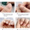 Nail Cuticle Oil 15ml with Organic Vitamin E & B, Cuticle Oil for Nails, Jojoba Nail Cuticle Oil,Nail Oil Soothe Moisturize with Dropper Design for Dry Rough Nail Care Repair (Orange)