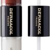 NEW Dermacol - 16-Hour Lip Colour, Highly Pigmented Glossy Lip Stain, Two-Phase Lip Plumper Gloss, Kissproof Lip Makeup Products with Matte and Glitter Finish, n. 23