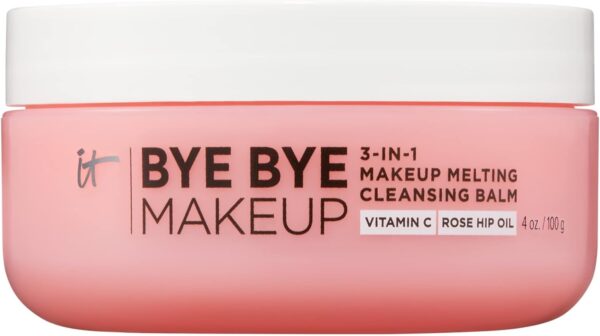 IT Cosmetics Bye Bye Makeup 3-in-1 Makeup Melting Balm, Removes Makeup and Impurities while Hydrating the Skin, 100ml