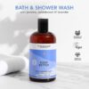 Tisserand Aromatherapy - Sleep Better - Bath & Shower Wash - Lavender, Jasmine & Sandalwood Essential Oils - 100% Natural Pure Essential Oils - 400ml