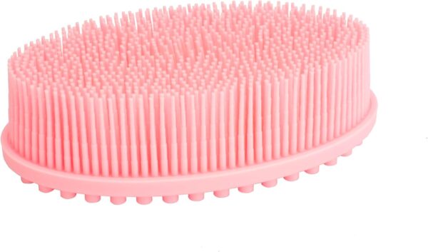 DNC Silicone Body Scrubber Exfoliating Shower Bath Body Brush 2 Pack