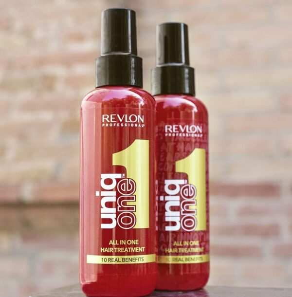 REVLON PROFESSIONAL Uniqone Hair Treatment, Moisturizing Leave-in Hair Treatment, Repair for Damaged Hair, Hair Treatment, Classic Fragrance – 150 ml
