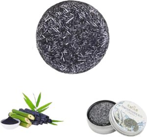 Spartan Gray Hair Reverse Bar Organic Grey Hair Shampoo Bar for Men and Women Hair Darkening and Coverage White Hair Repair Soap１pc