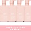 MONDAY Haircare REPAIR Conditioner with Keratin, Coconut Oil, Shea Butter, Argan Oil & Cocoa Butter For Dry to Damaged & Depleted Hair 4×354mL
