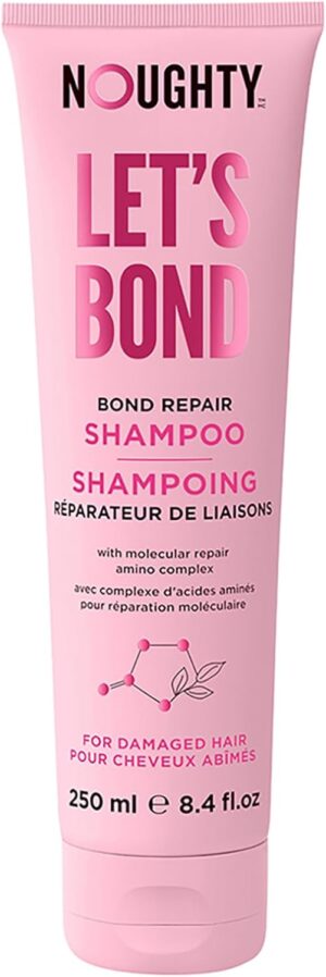 Noughty Let's Bond Repair Shampoo for Hair Repair, Restorative for Chemically Treated, Coloured and Damaged Hair, Reduce Breakage with Strength-Building for Healthier Hair, 250ml