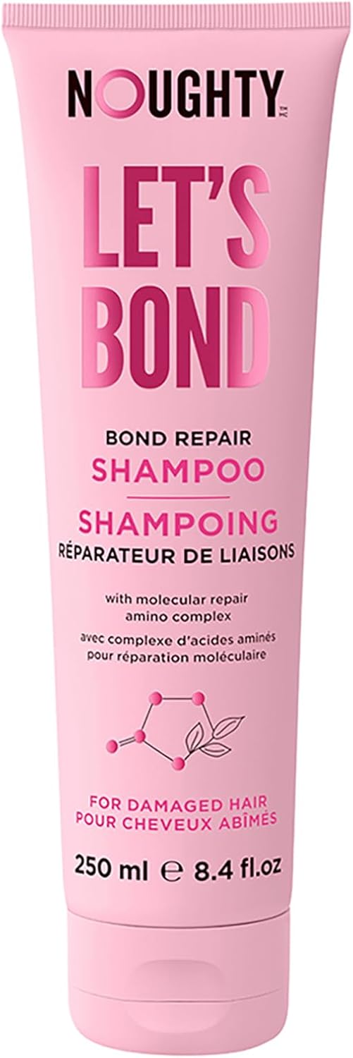 Noughty Let's Bond Repair Shampoo for Hair Repair, Restorative for Chemically Treated, Coloured and Damaged Hair, Reduce Breakage with Strength-Building for Healthier Hair, 250ml
