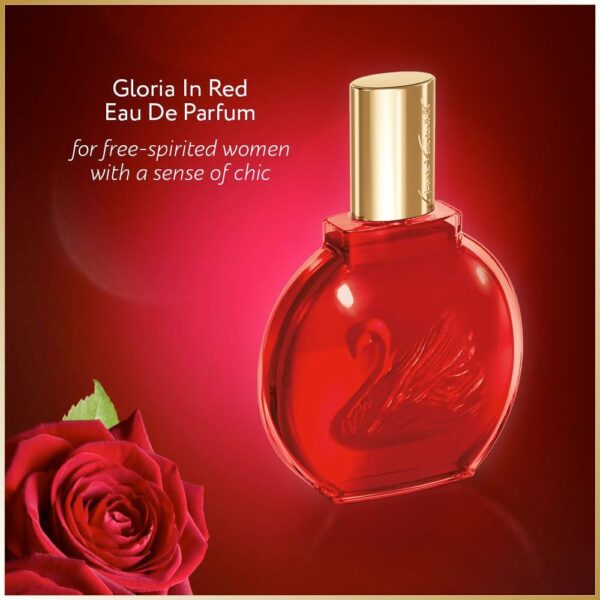 Gloria In Red Eau de Parfum for Women 100ml Spray, Floral Female Perfume, Fragrance For Women, Women's Eau de Perfume, Womens Perfumes - Genuine Gloria Vanderbilt Perfume for Women