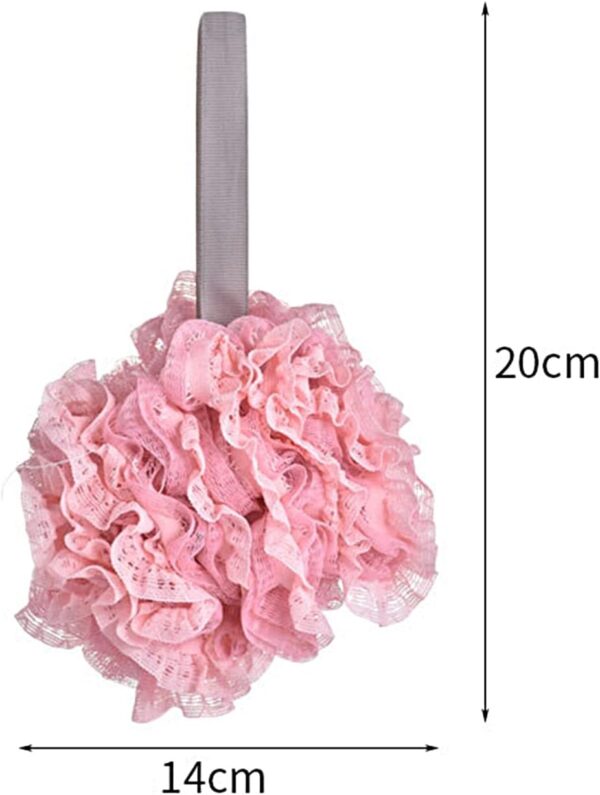 61i3MhO6qPL._AC_SL1500_.jpg tinysiry Bath Sponge Shower Loofahs, Super Soft Nylon Bath Scrunchies Body Wash Puff Pack, Shower Exfoliating Scrubber Bathroom Supplies (Grey)