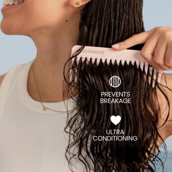 The Beachwaver Co. Haircare Luxe Leave-In Conditioning Detangler - Full Size (6 Oz) | Vegan Leave-In Treatment to Hydrate, Smooth, & Strengthen w/HiX Vegan Bond Multipliers | Sulfate & Paraben Free