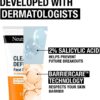 Neutrogena Clear & Defend Facial Scrub (1x 150ml), Oil-Free Face Scrub Suitable for Oily and Spot-Prone Skin, Facial Exfoliator with 2% Salicylic Acid Clinically Proven to Defend Against Breakouts
