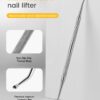 BEZOX Long Steel Nail File for Onychomycosis, Ingrown Nail，Thick and Fungal Nails with Dual-Ended Toenail Lifter – The Ultimate Manicure & Pedicure Tool for Men and Women’s Nail Care
