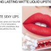 6 Pcs Matte Liquid Lipstick Set Nude Lip Gloss Non-Stick Cup Not Fade Waterproof Long Lasting Lip Sticks Gift For Make Up Women (Set B)
