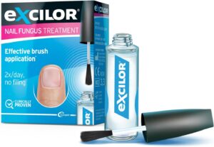 Excilor Fungal Nail Infection Treatment | Clinically Proven | Contains Biotin Supporting Repair & A Stronger Nail Barrier Against Fungus | Visible Results In 2 Weeks | No Filing | Fast-Drying | 3.3ml