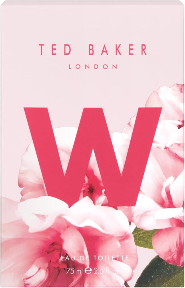 Ted Baker W EDT, Gentle and Sophisticated Fragrance, Fig Leaf, White Peony and African Violet Top Notes with Pink Orchid, Cassis and Raspberry Middle Notes, 75ml