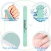 7 Pcs Nail File Set, Nail Files Professional, Nail Files 100/180 Grit, Nail File and Buffer Set, Acrylic Nail File, Nail Polish Gel Remover Tools Kit, with Cuticle Pusher and Cuticle Remover
